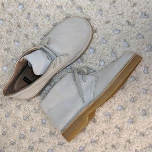 Lands End Boys Suede Chukkas